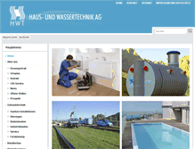 Tablet Screenshot of hwt.ch